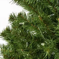 4 1/2 Foot Pre-Lit Christmas Tree - Green Clear LED