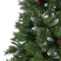 7 Foot Spruce Pre-Decorated Christmas Tree - Green