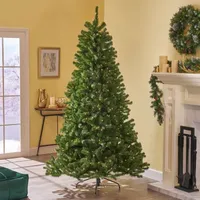 7 Foot Pre-Lit Fir Christmas Tree