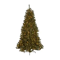 7 Foot Pre-Lit Fir Christmas Tree