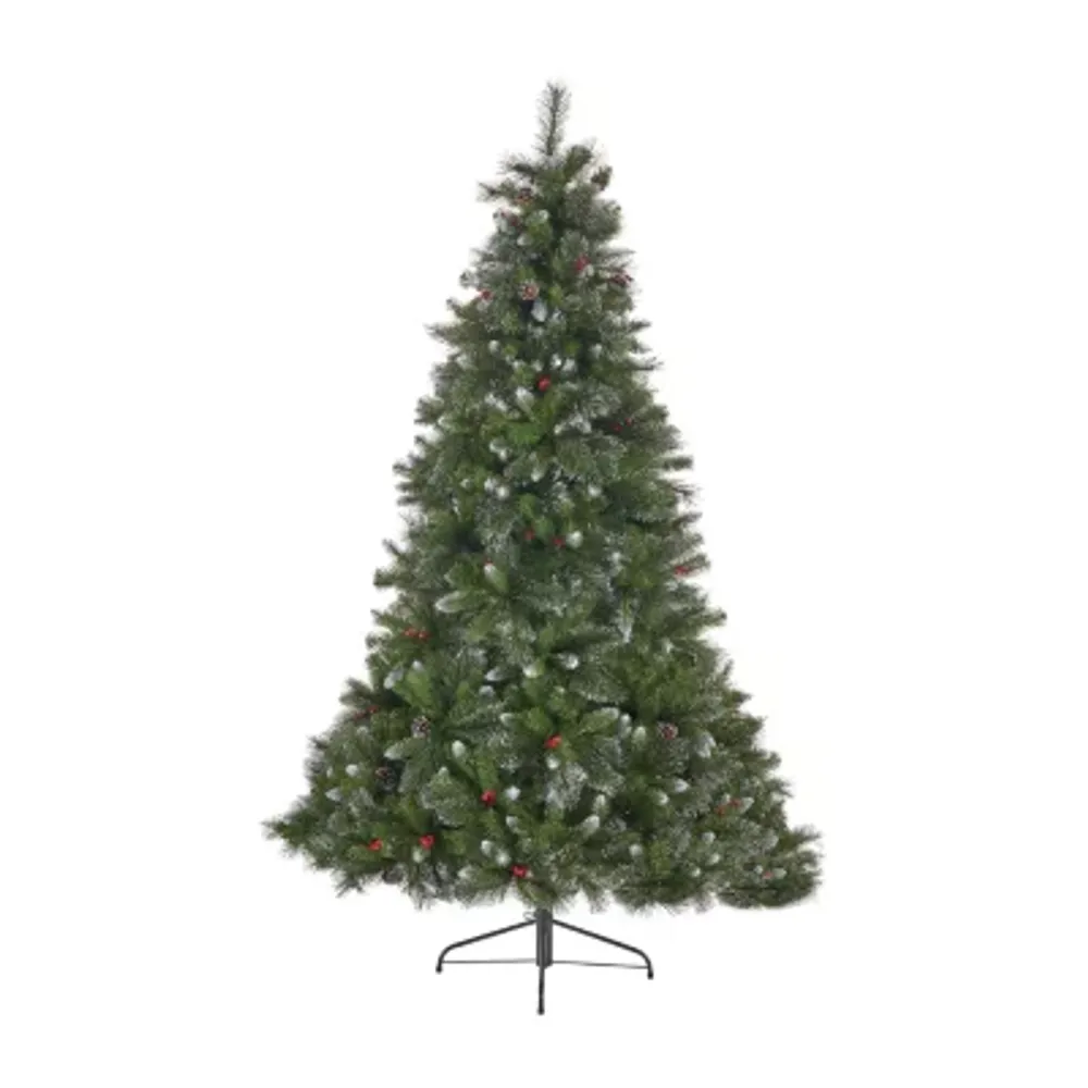 9 Foot Spruce Pre-Decorated Christmas Tree - Green