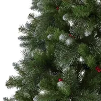 9 Foot Spruce Pre-Decorated Christmas Tree - Green