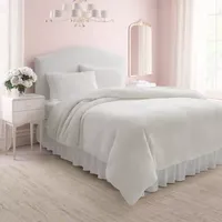 Laura Ashley Fur Like Duvet Cover Set