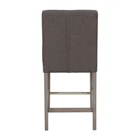 Leila Counter Height Upholstered Tufted Bar Stool