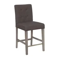 Leila Counter Height Upholstered Tufted Bar Stool