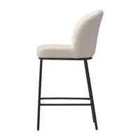 Boucle 2-pc. Counter Height Upholstered Bar Stool
