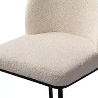Boucle 2-pc. Counter Height Upholstered Bar Stool