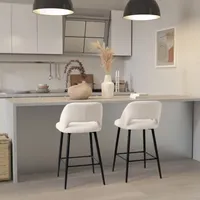 Talia 2-pc. Counter Height Upholstered Bar Stool