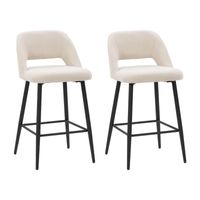 Talia 2-pc. Counter Height Upholstered Bar Stool