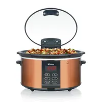 Euro Cuisine Slow Cooker with preprogrammed heating setting
