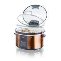 Euro Cuisine Slow Cooker with preprogrammed heating setting