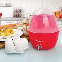 Electric Food Steamer and Egg Cooker with Auto Shut Off Feature