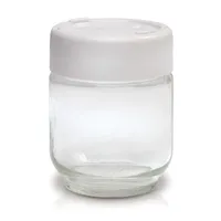 Euro Cuisine set 8 Glass jars with date setting lid