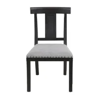 StyleCraft Dann Foley Black Wooden Dining Chair