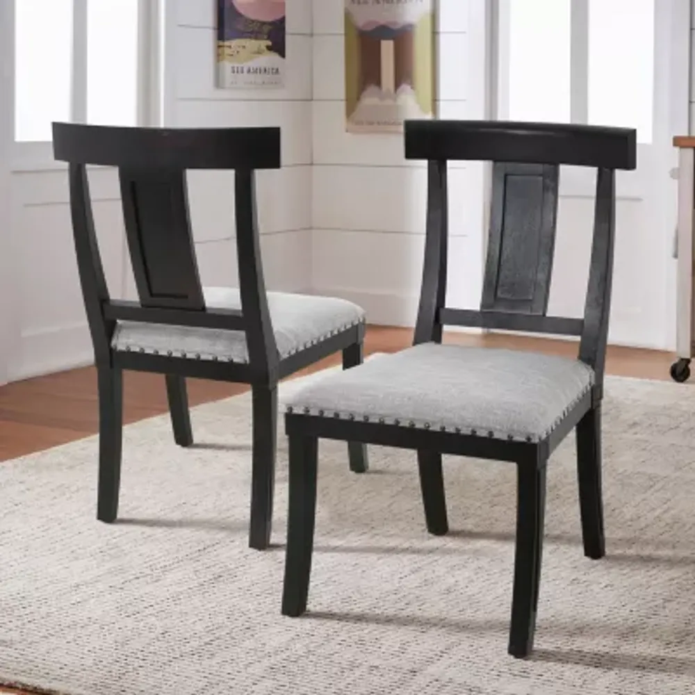 StyleCraft Dann Foley Black Wooden Dining Chair