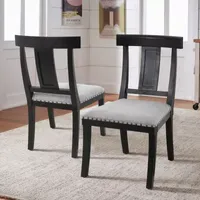 StyleCraft Dann Foley Black Wooden Dining Chair