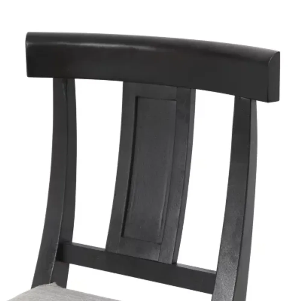 StyleCraft Dann Foley Black Wooden Dining Chair