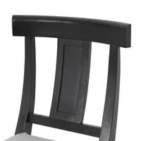 StyleCraft Dann Foley Black Wooden Dining Chair