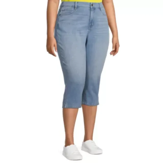 Jag Plus Maya Mid Rise Capri Jeans