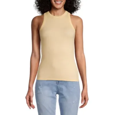 a.n.a Womens Round Neck Sleeveless Tank Top