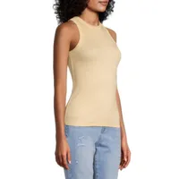 a.n.a Womens Round Neck Sleeveless Tank Top