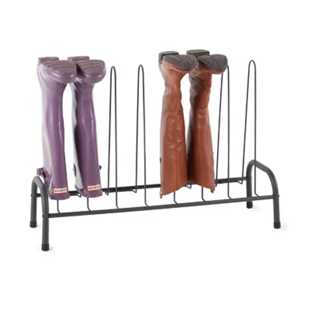 Home Expressions 4 Pair Metal Boot Rack