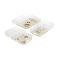 Home Expressions Acrylic Stackable Drawer Jewelry Organizers