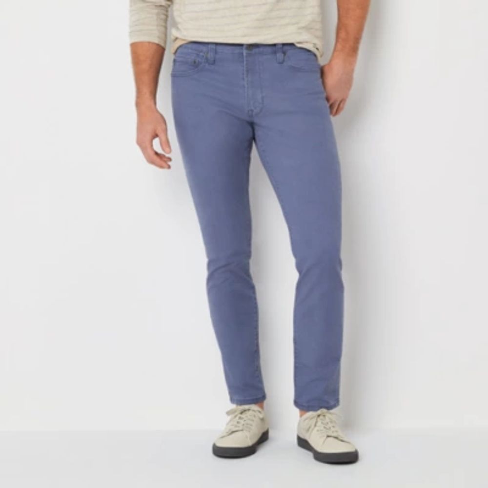 mutual weave Stretch 5 Pocket Mens Slim Pant - JCPenney