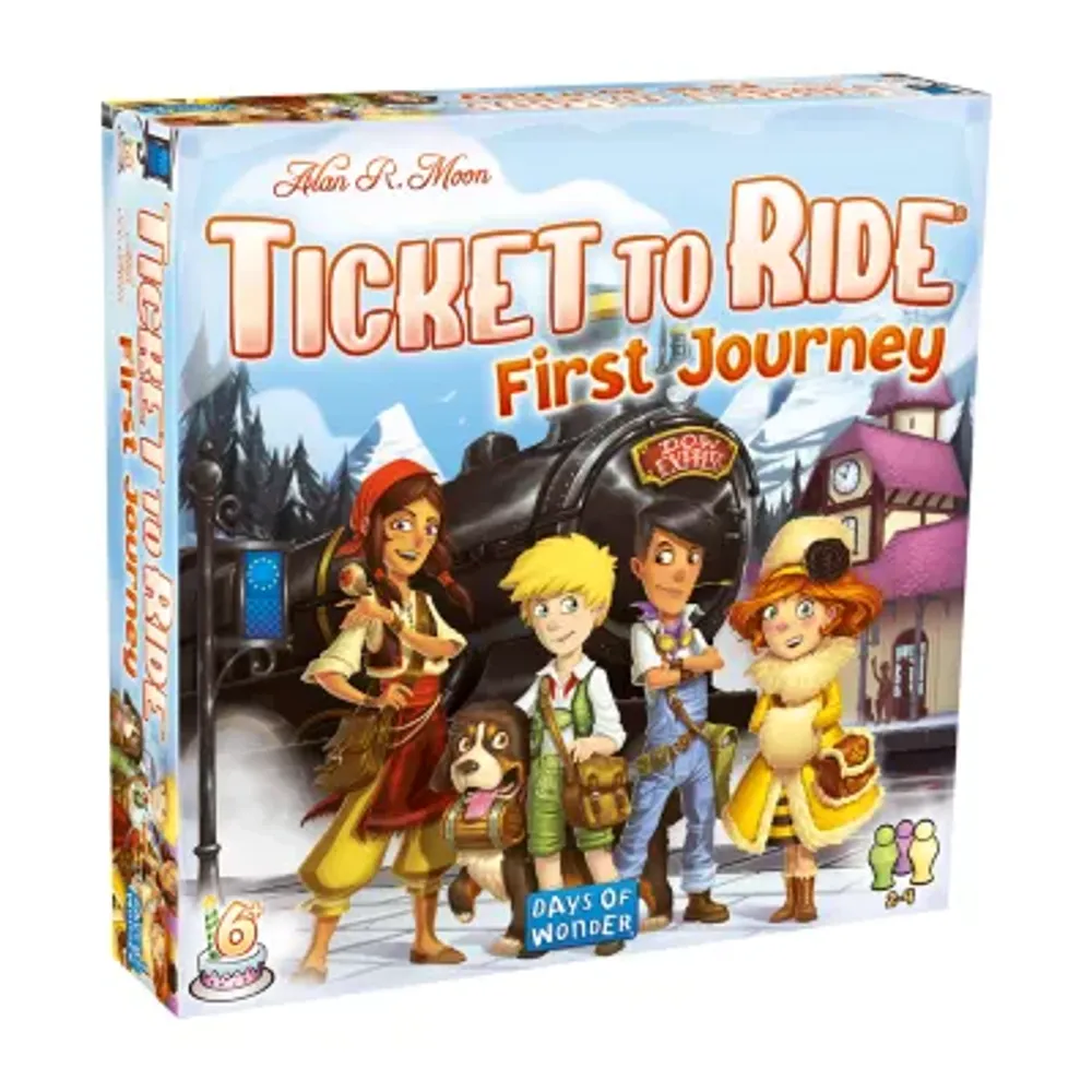 Days Of Wonder Ticket To Ride: First Journey - Europe Map Board Game