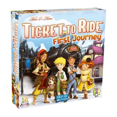 Days Of Wonder Ticket To Ride: First Journey - Europe Map Board Game