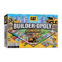 Masterpieces Puzzles Caterpillar - Builder Opoly Junior Board Game