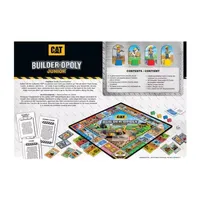 Masterpieces Puzzles Caterpillar - Builder Opoly Junior Board Game