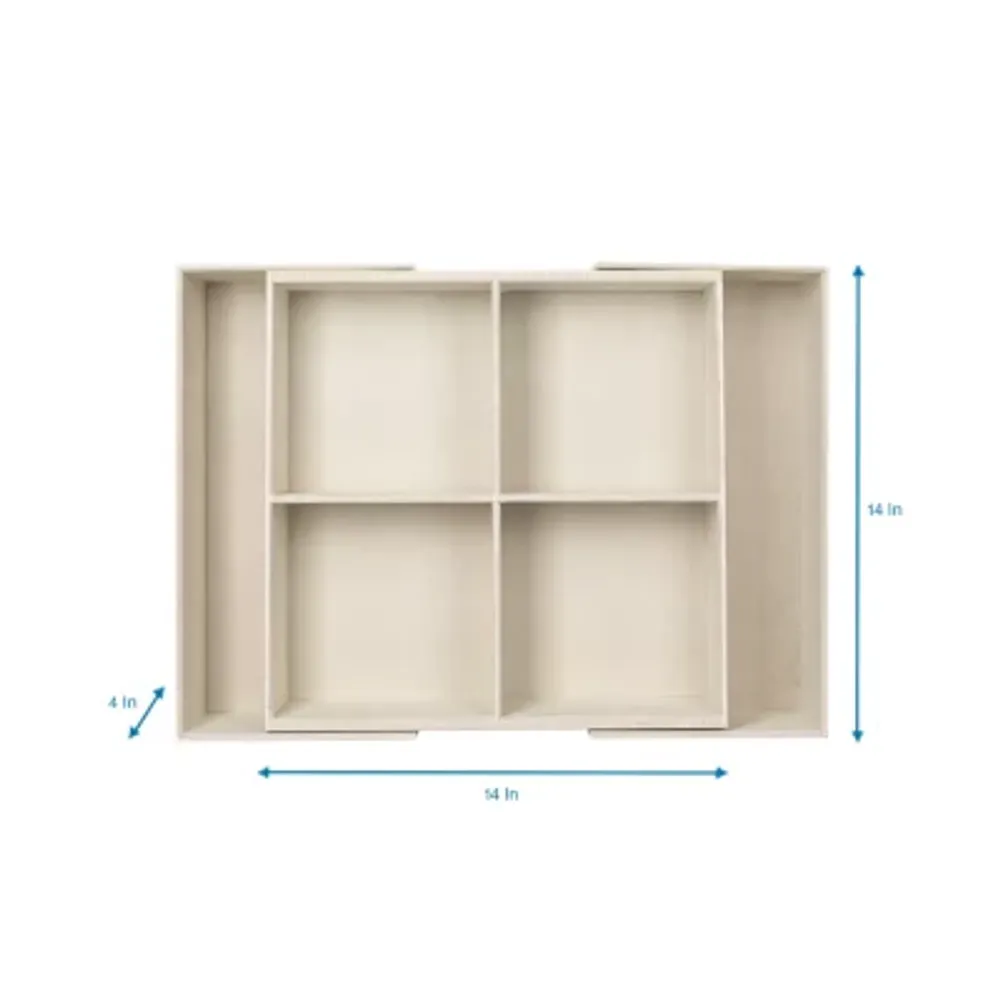 Home Expressions 4-Compartment Drawer Storage