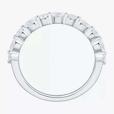 (H-I / Si1-Si2) Womens 1/2 CT. T.W. Lab Grown White Diamond 10K Gold Wedding Band