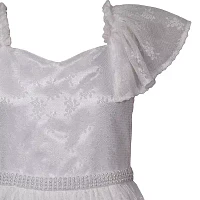 Bonnie Jean Big Girls Communion Short Sleeve Flutter Flower Girl Fit + Flare Dress