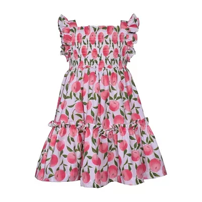 Bonnie Jean Little & Big Girls Sleeveless Ruffled Sleeve Empire Waist Dress