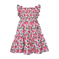 Bonnie Jean Little & Big Girls Sleeveless Ruffled Sleeve Empire Waist Dress
