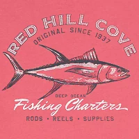 IZOD Saltwater Soft Wash Mens Crew Neck Short Sleeve Classic Fit Graphic T-Shirt