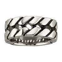 Men's Stainless Steel Tire Tread Band