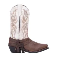 Laredo Womens Myra Block Heel Cowboy Boots