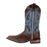 Laredo Womens Isla Block Heel Cowboy Boots