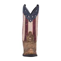 Laredo Womens Keyes Block Heel Cowboy Boots