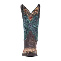 Dan Post Womens Vintage Bluebird Block Heel Cowboy Boots