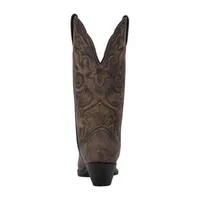 Laredo Womens Access Wide Calf Block Heel Cowboy Boots