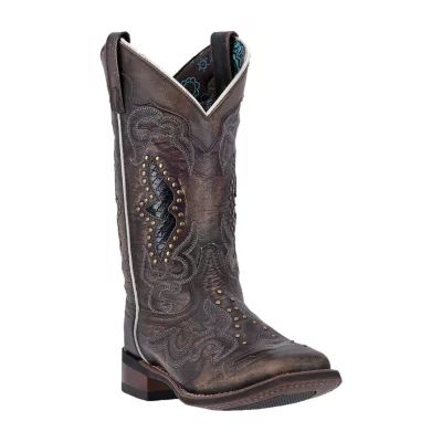 Laredo Womens Spellbound Block Heel Cowboy Boots