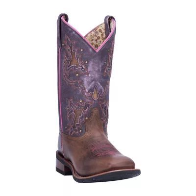 Laredo Womens Lola Block Heel Cowboy Boots