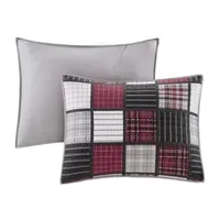 Woolrich Tulsa Oversized Plaid Print Cotton 3pc Quilt Set