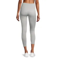 Sports Illustrated Womens Mid Rise Seamless Moisture Wicking 7/8 Ankle Leggings