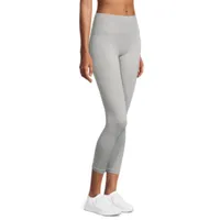 Sports Illustrated Womens Mid Rise Seamless Moisture Wicking 7/8 Ankle Leggings