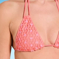 Decree Triangle Bikini Swimsuit Top Juniors